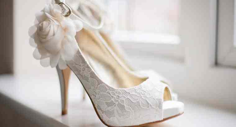 کفش پاشنه بلند عروس مناسب فصل تابستان