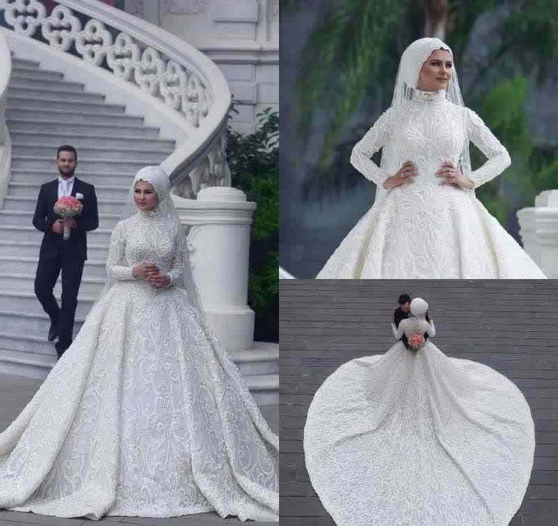 لباس عروس باحجاب برای عروس های محجبه