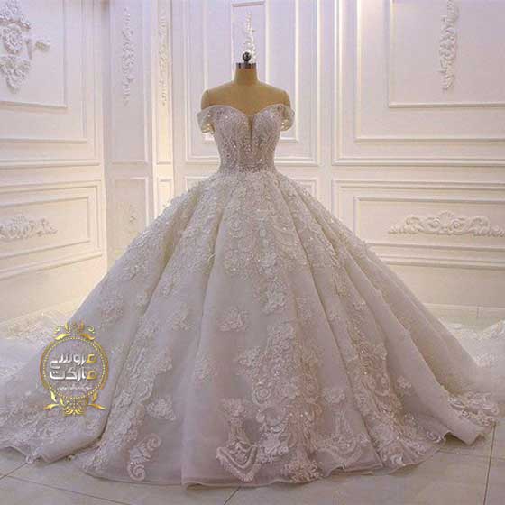 لباس عروس پرنسی شاینی