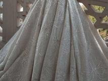 لباس عروس شاینی یقه آف شولدر