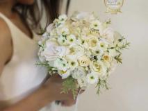 دسته گل عروس مصنوعی لوتوس