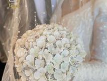 دسته گل عروس مصنوعی لوتوس