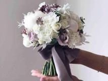 مدل دسته گل عروس با گل خاص