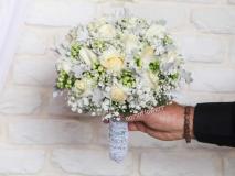 دسته گل عروس - از محصولات گلفروشی نارین