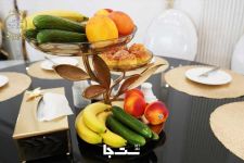 تصویر بند انگشتی پذیرایی ویژه با میوه، شیرینی و نوشیدنی در سالن عقد لوکس شرق تهران