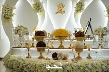 تصویر بند انگشتی برگزاری مراسم عقد شیک و مدرن در سالن آوای مهر شرق تهران
