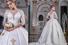 تصویر بند انگشتی مدل لباس عروس در مزون صفیا میرداماد