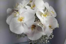 تصویر بند انگشتی دسته گل عروس گالری گل کلاسیک