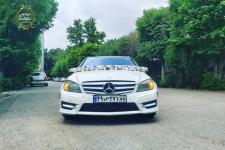 تصویر بند انگشتی اجاره بنز C200 برای مراسم عروسی در تهران