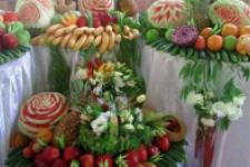 تصویر بند انگشتی میوه آرایی تالار تشریفاتی شب رویایی