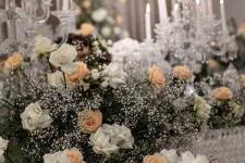 تصویر بند انگشتی گل آرایی ویژه در خانه عقد طلایی