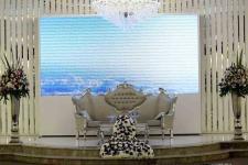 تصویر بند انگشتی جایگاه عروس وداماد در تالار پذیرایی پارسیس
