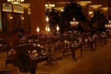 تصویر بند انگشتی میز سرو شام تالار قصر سپهر