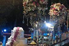 تصویر بند انگشتی میز سرو کیک باغ تالار سمیعی