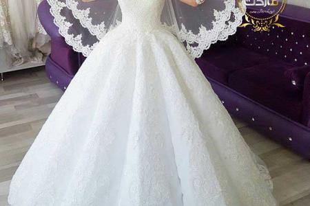 لباس عروس پفی گیپور