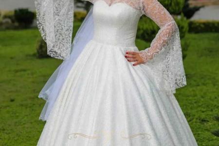 لباس عروس پرنسسی شاین دار